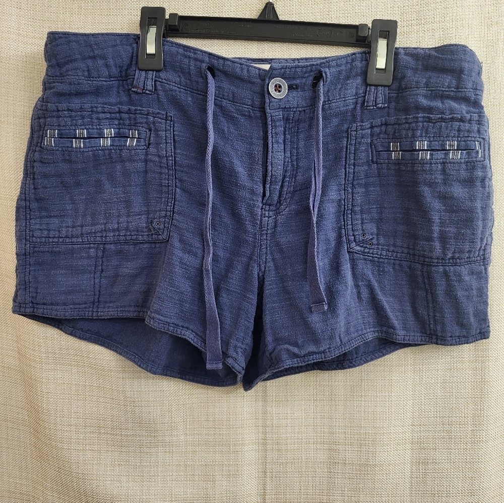 Anthropologie‎ Sand City Shorts by Hei Hei Women's Blue Gold Pockets Size 29
